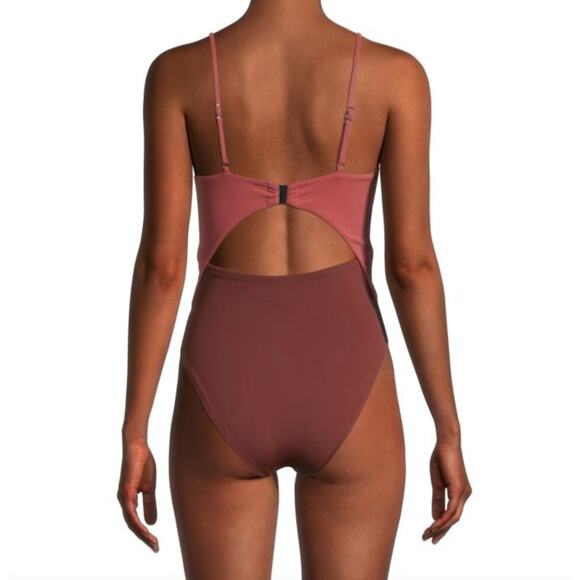 NEW! Veronica Beard Medium Aniston One Piece Cut Out Swimsuit - Picture 8 of 8